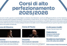 Corsi di alto perfezionamento 25/26 in flauto e ottavino: iscrizioni entro il 30 settembre