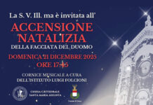 Accensione natalizia della facciata del Duomo – 21 dicembre ore 17,45